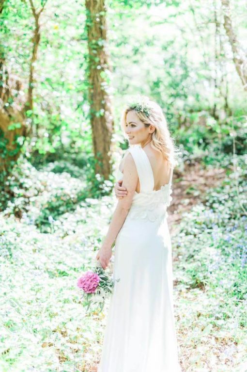 David Fielden Floral Wedding Dress
