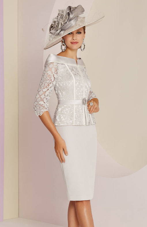 Ronald Joyce Peplum Dress - Image 2