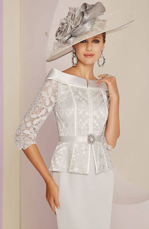 Ronald Joyce Peplum Dress - Image 3